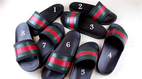 fake pink gucci flip flops|gucci slides are they real.